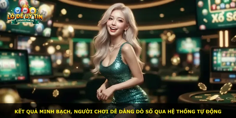 Kết quả minh bạch, người chơi dễ dàng dò số qua hệ thống tự động