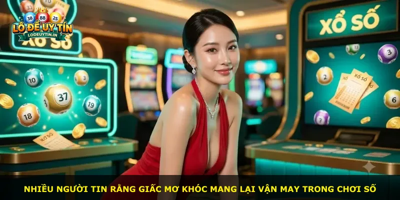 Nhiều người tin rằng giấc mơ khóc mang lại vận may trong chơi số