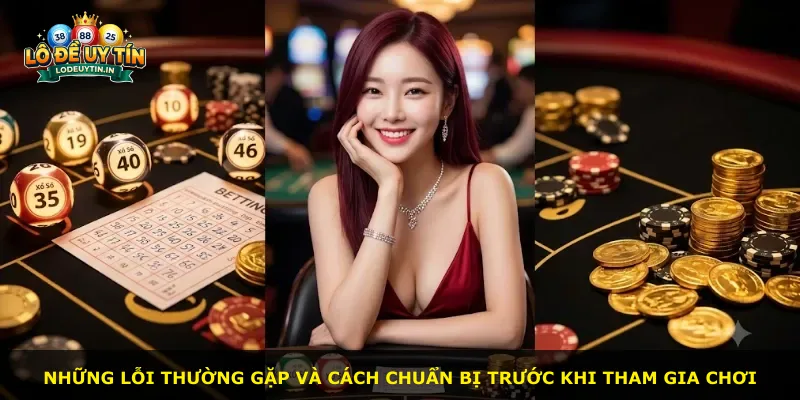 Những lỗi thường gặp và cách chuẩn bị trước khi tham gia chơi