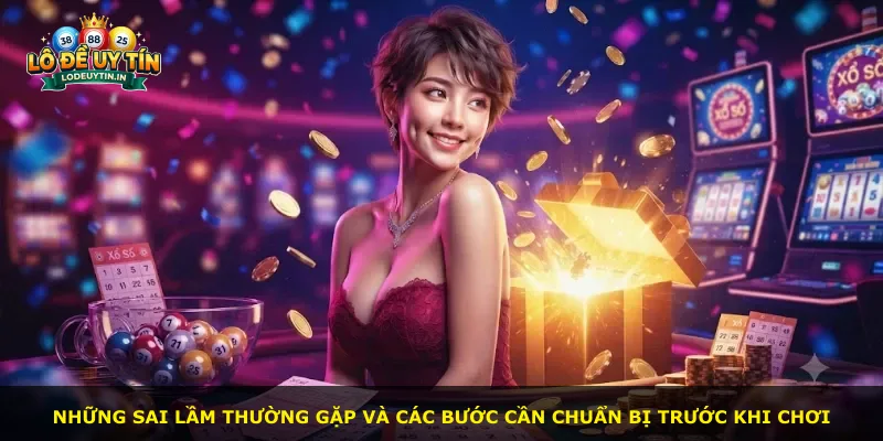 Những sai lầm thường gặp và các bước cần chuẩn bị trước khi chơi