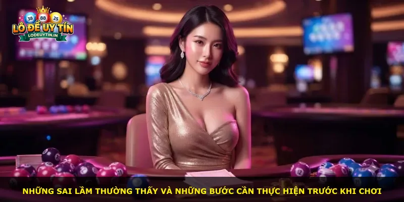Những sai lầm thường thấy và những bước cần thực hiện trước khi chơi
