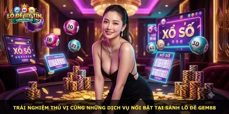 Trải nghiệm thú vị cùng những dịch vụ nổi bật tại sảnh lô đề Gem88